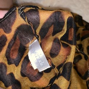 Charming Charlie’s cheetah infinity scarf